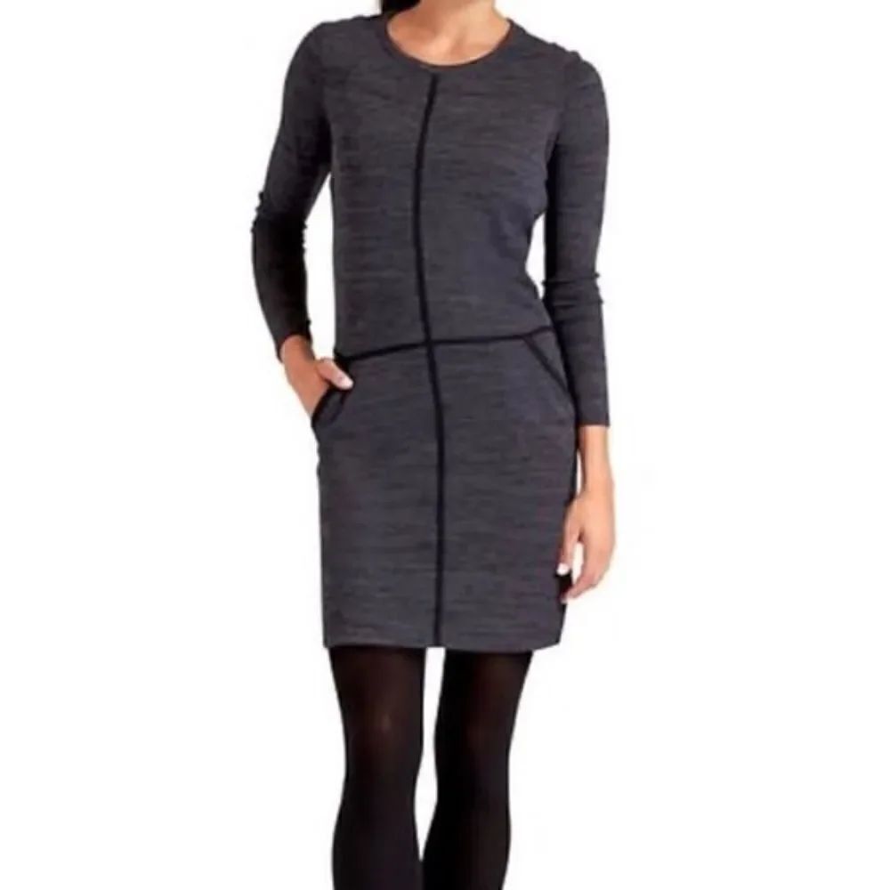 Athleta Destiny Dark Gray Knit Dress Size XS